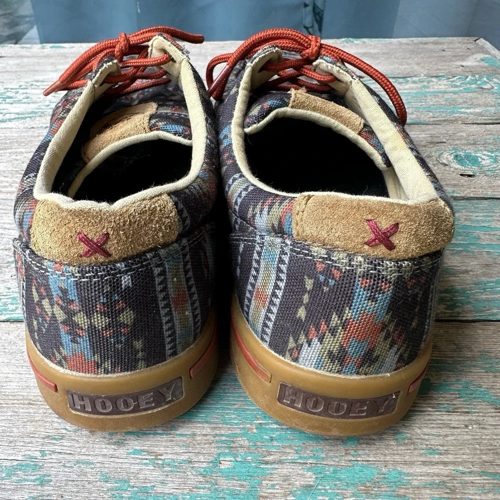 Hooey Twisted x Looper Sneakers Shoes Men's Size 10.5M Casual Aztec Fabric Lace